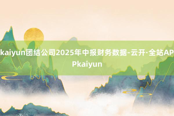 kaiyun团结公司2025年中报财务数据-云开·全站APPkaiyun