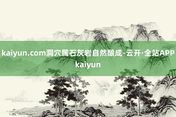 kaiyun.com洞穴属石灰岩自然酿成-云开·全站APPkaiyun